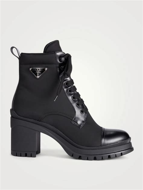 prada shiny boots|prada leather lace up shoes.